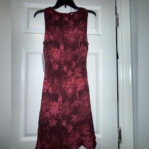 Princess Polly Burgundy Floral Dress